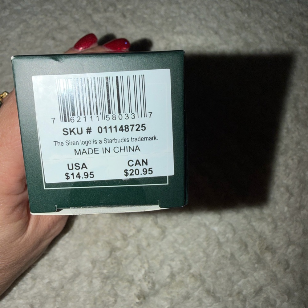 Starbucks Black Cold Cup Keychain/Ornament - Picture 3 of 3
